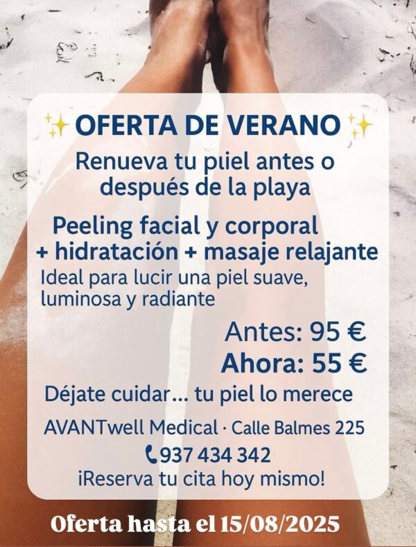 ¡OFERTA VERANO! Peeling Facial y Corporal + Hidratación + Masaje relajante