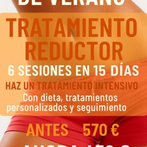 ¡OFERTA VERANO! Tratamiento Reductor 6 Sesiones